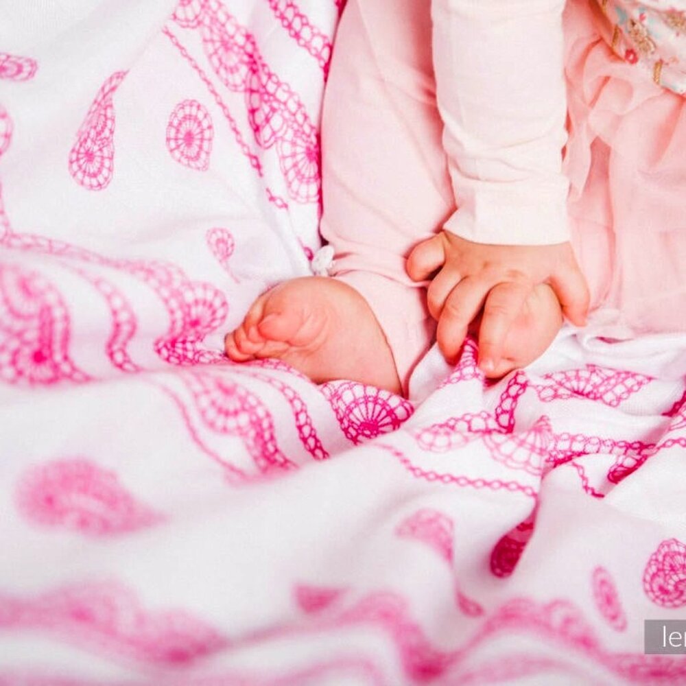 NWT Lenny Lamb Blanket Pink Lace